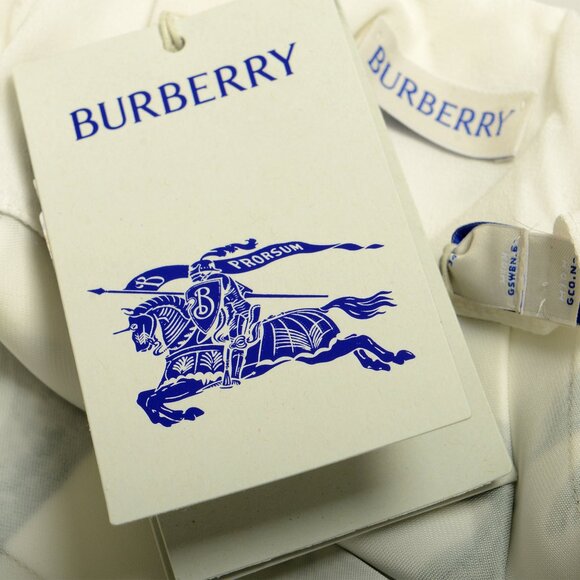 Burberry Women's 100% Silk Pleated A-Line Printed Skirt UK 4 US 2 IT 36 - Picture 5 of 5